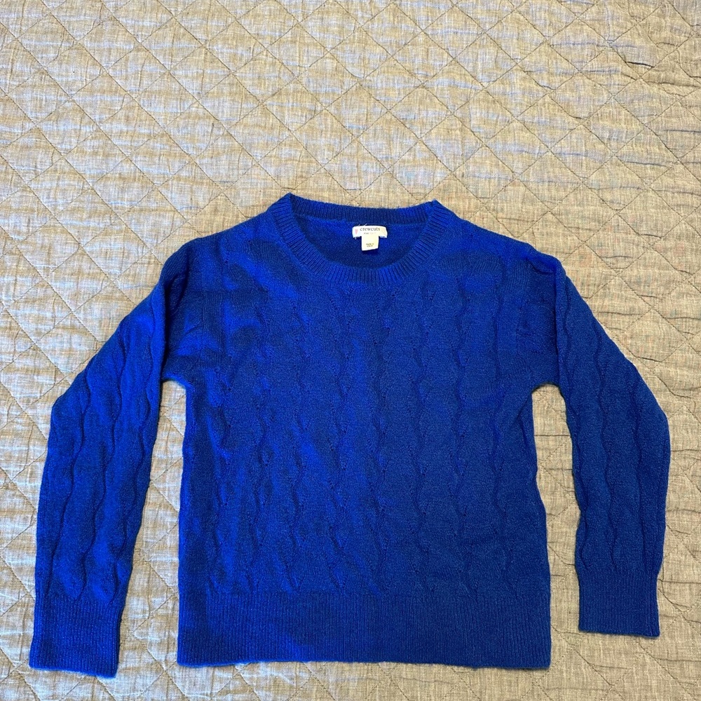 Crewcuts Blue Girls Sweater